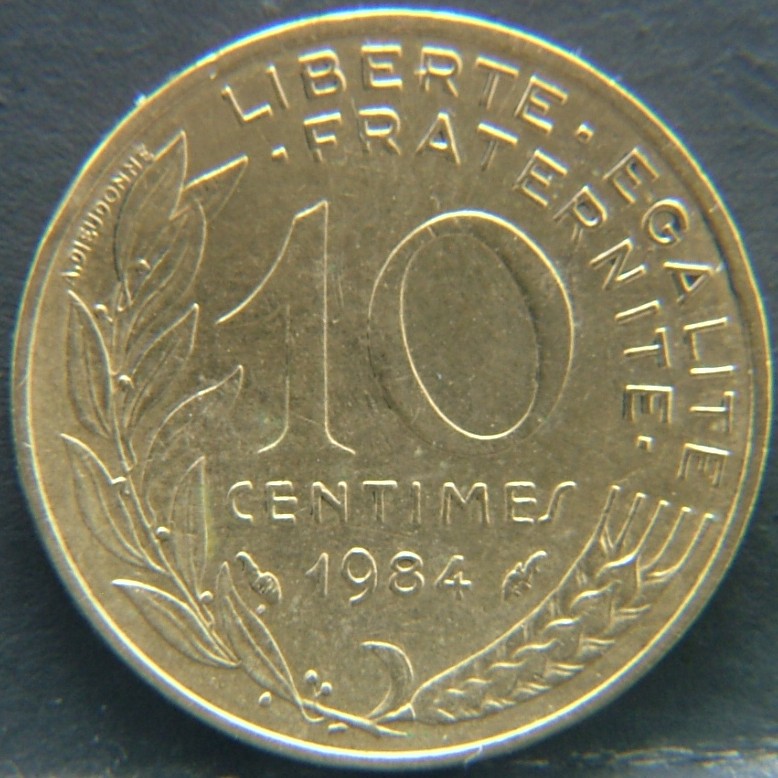 Additional view 1 of 🇫🇷 FRANCE 10 Centimes 1984 coin