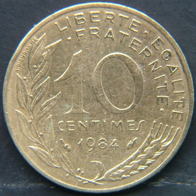 Additional view 2 of 🇫🇷 FRANCE 10 Centimes 1984 coin