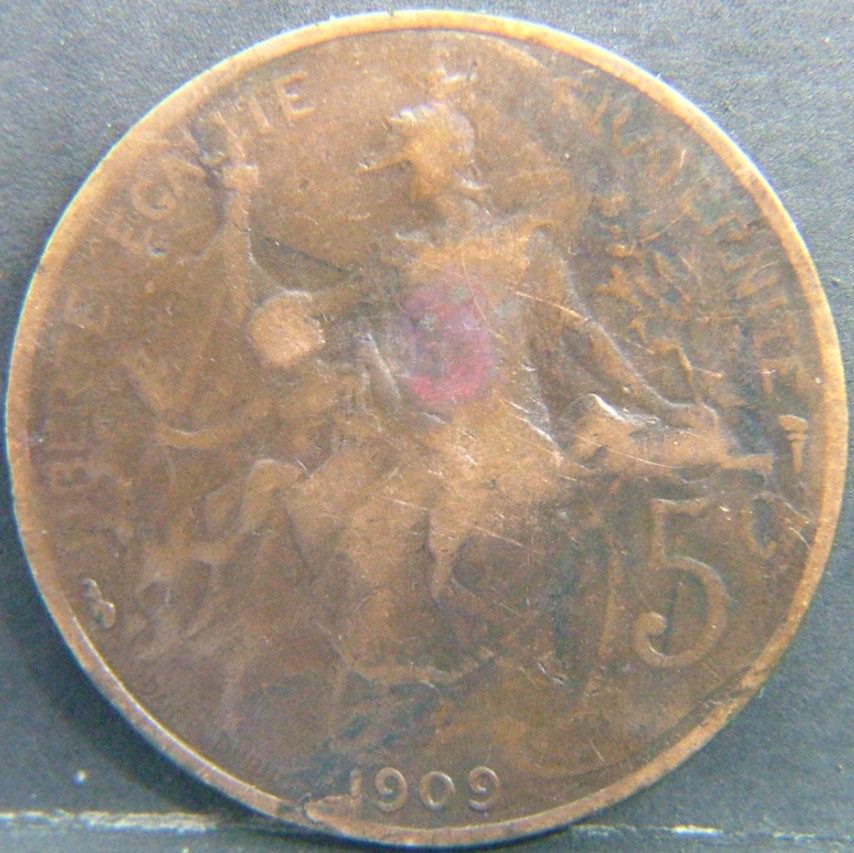 Additional view 2 of 🇫🇷 FRANCE 5 Centimes 1909 coin