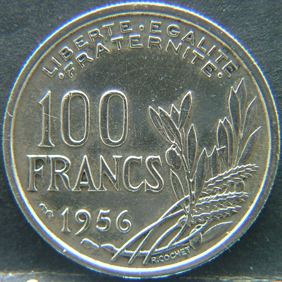 Additional view 1 of 🇫🇷 FRANCE 100 Francs 1956 coin