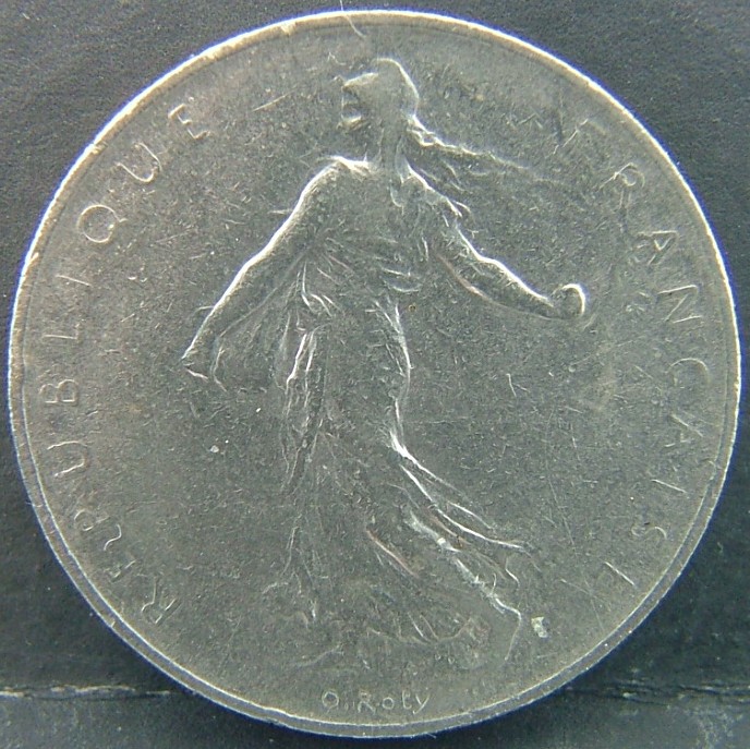 Front side of 🇫🇷 FRANCE 1 Frank 1960 coin