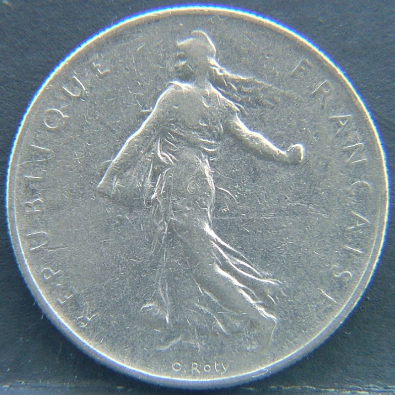 Front side of 🇫🇷 FRANCE 1 Frank 1960 coin