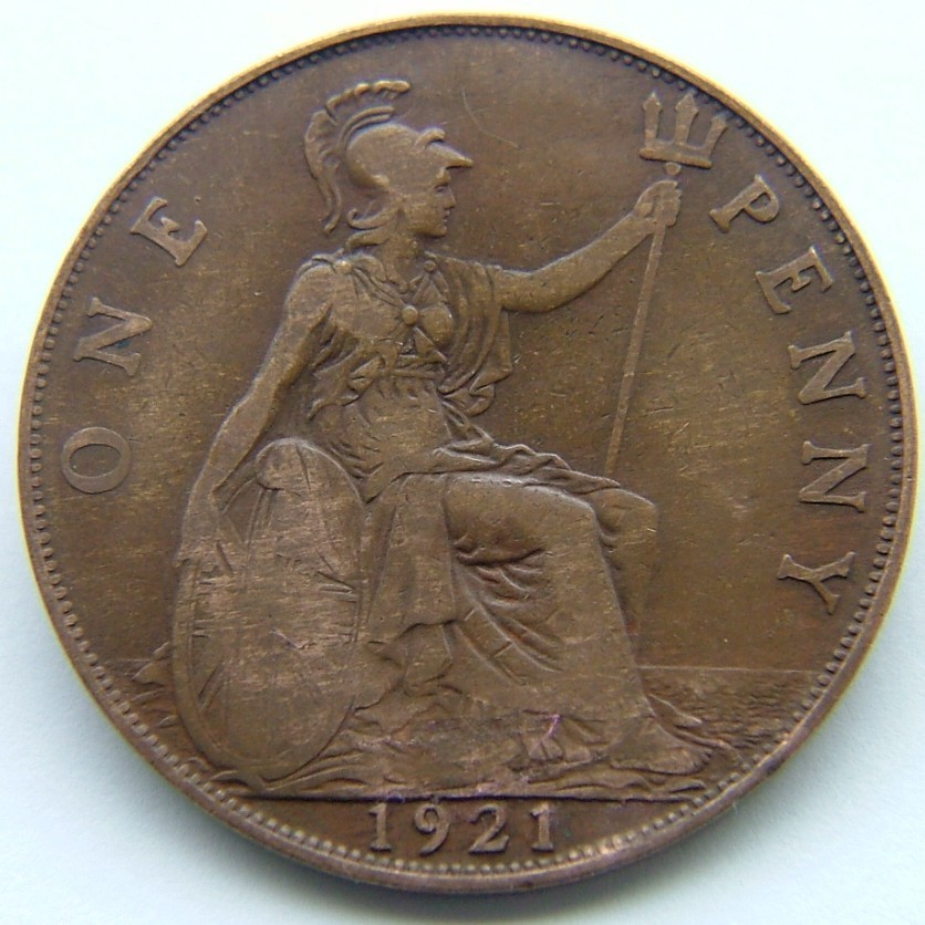 Additional view 1 of Great Britain 1 Penny 1921 coin