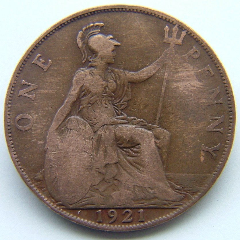 Additional view 1 of Great Britain 1 Penny 1921 coin