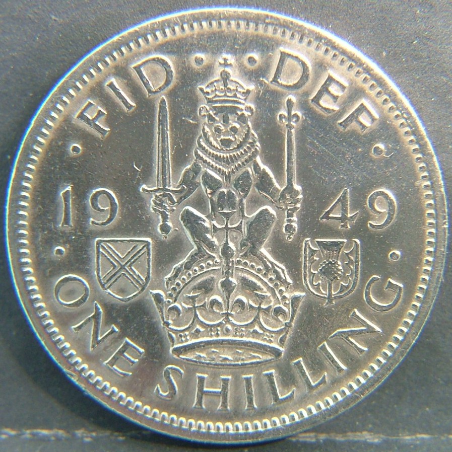 Additional view 1 of 🇬🇧 United Kingdom – Monarchs and Milestones 1 Shilling Scot 1949 coin