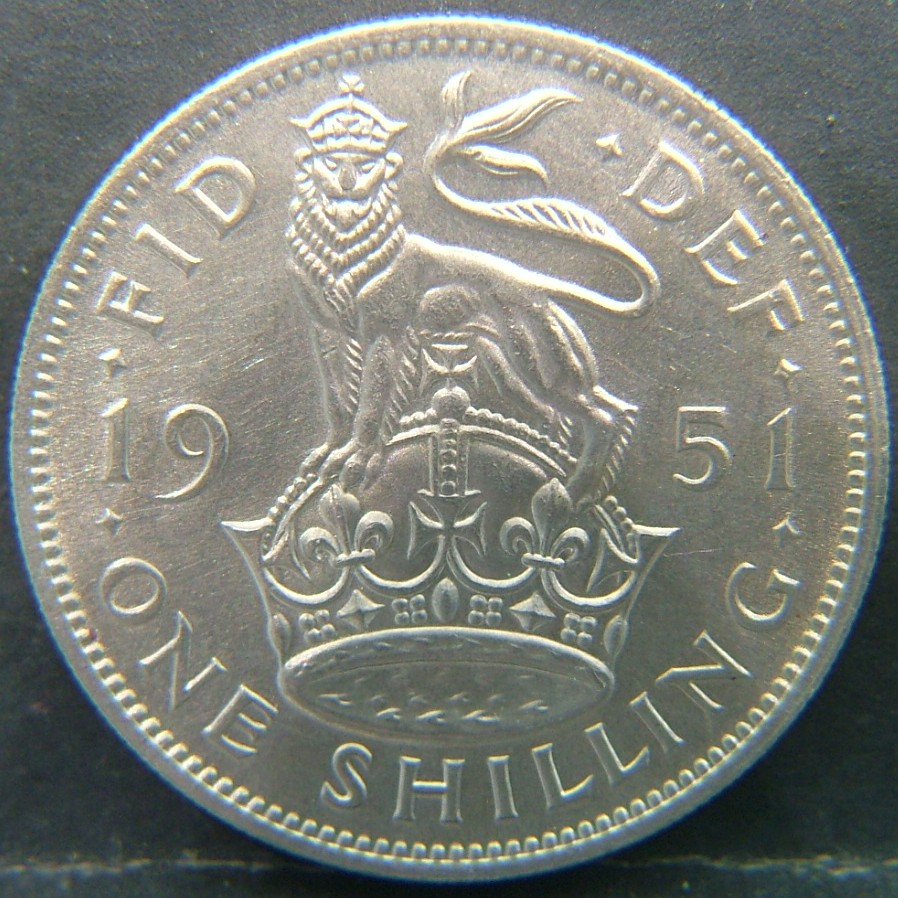 Additional view 1 of 🇬🇧 United Kingdom – Monarchs and Milestones 1 Shilling Eng 1951 coin