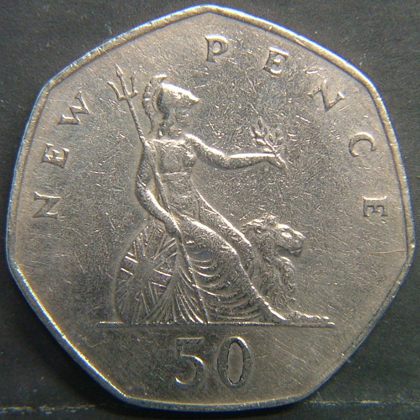 Additional view 2 of 🇬🇧 United Kingdom – Monarchs and Milestones 50 Pence 1976 coin