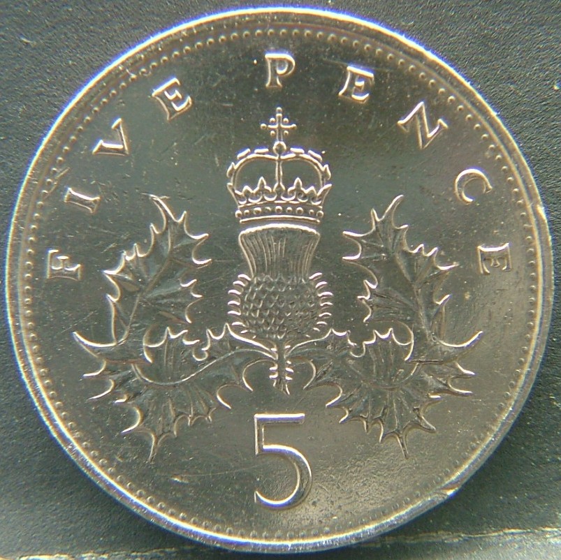 Additional view 1 of 🇬🇧 United Kingdom – Monarchs and Milestones 5 Pence 1989 coin
