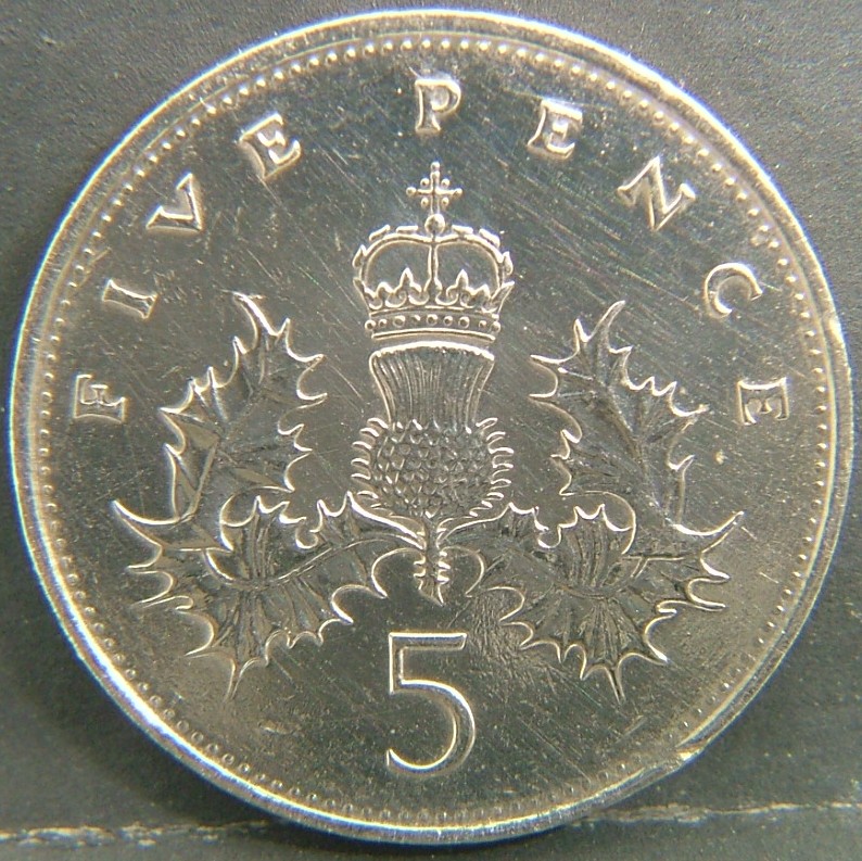 Additional view 2 of 🇬🇧 United Kingdom – Monarchs and Milestones 5 Pence 1989 coin