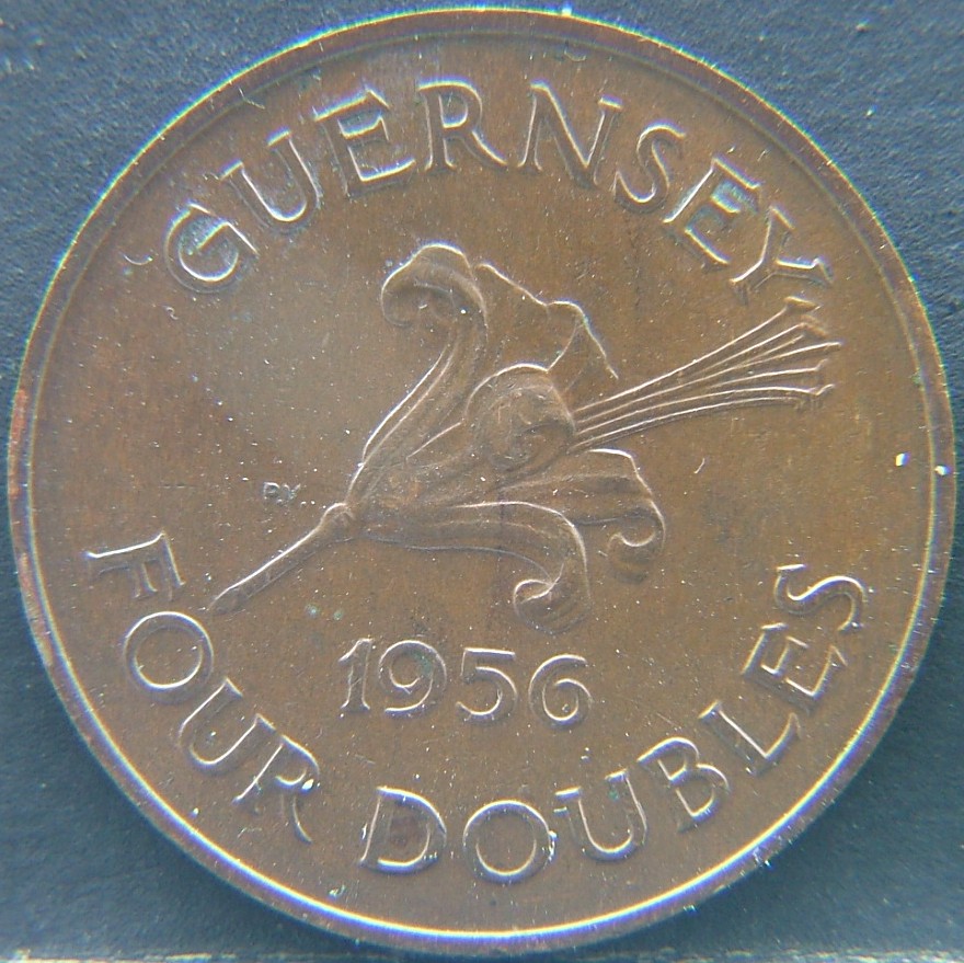 Additional view 1 of 🇬🇬 GUERNSEY – Island Heritage in Coinage 4 Dubles 1956 coin