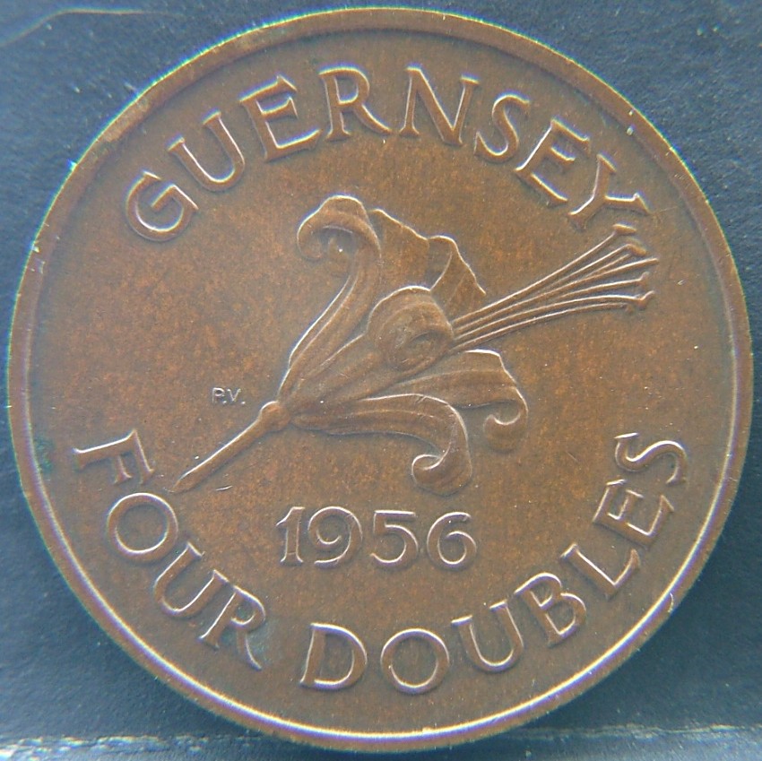 Additional view 1 of 🇬🇬 GUERNSEY – Island Heritage in Coinage 4 Dubles 1956 coin