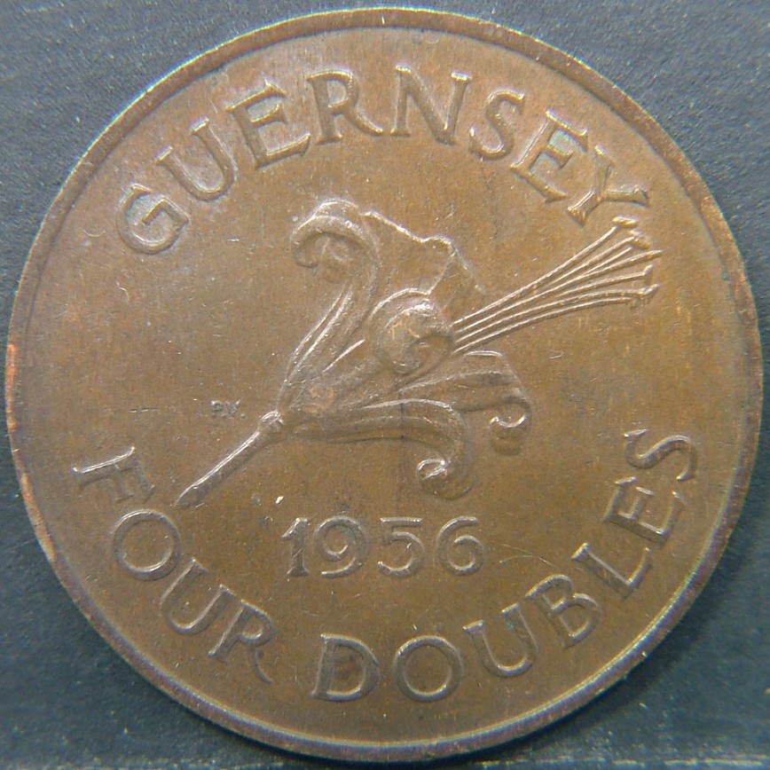 Additional view 2 of 🇬🇬 GUERNSEY – Island Heritage in Coinage 4 Dubles 1956 coin