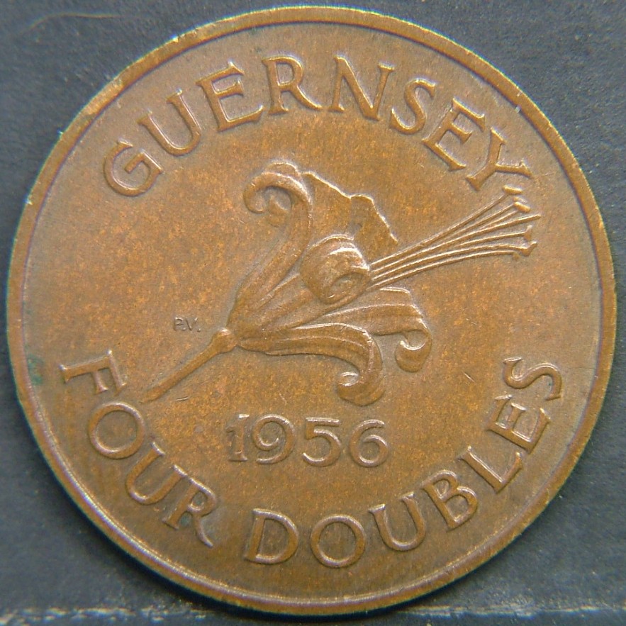 Additional view 2 of 🇬🇬 GUERNSEY – Island Heritage in Coinage 4 Dubles 1956 coin