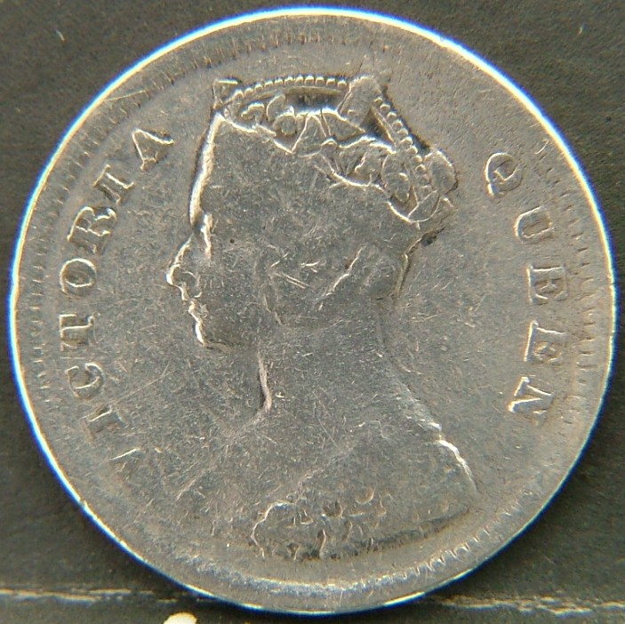 Back side of 🇭🇰 HONG KONG – Coins of the Crown Colony (1863–1997) 10 Cents 1895 coin