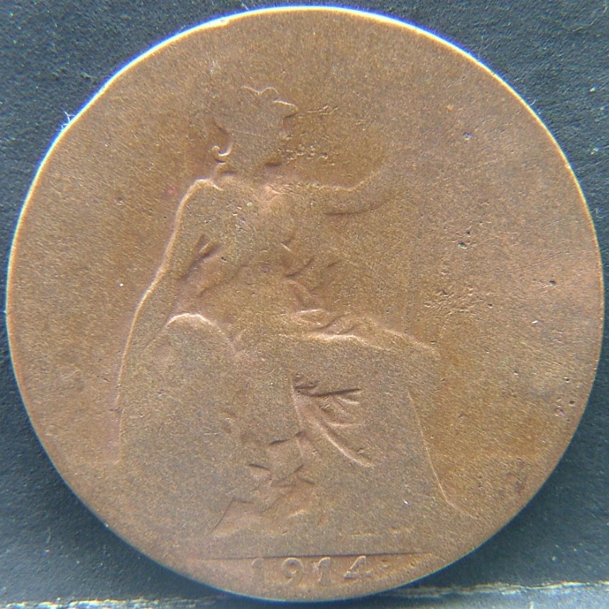 Additional view 1 of 🇬🇧 United Kingdom – Monarchs and Milestones Half Penny 1914 coin