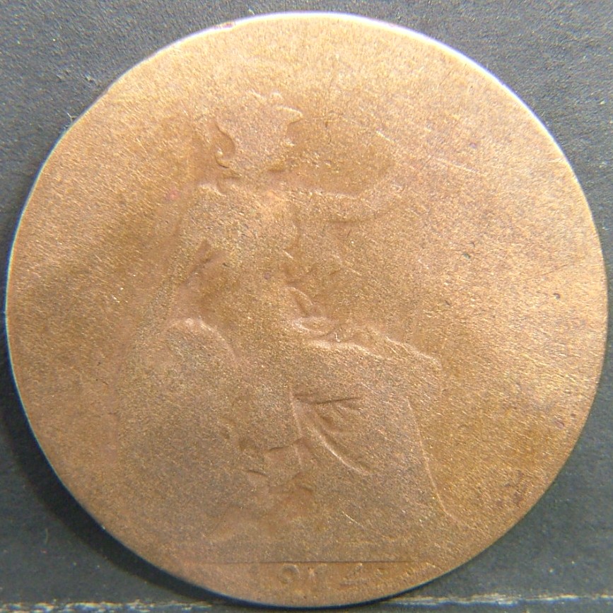 Additional view 2 of 🇬🇧 United Kingdom – Monarchs and Milestones Half Penny 1914 coin
