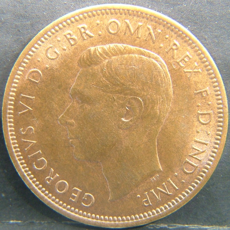 Back side of 🇬🇧 United Kingdom – Monarchs and Milestones Half Penny 1948 coin