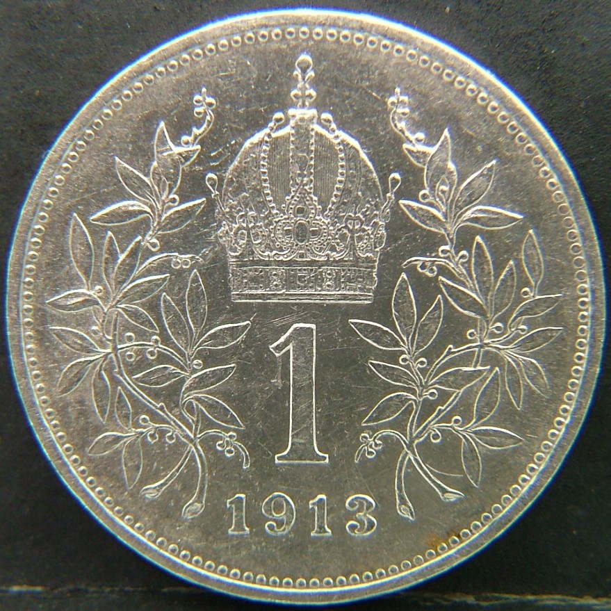 Additional view 2 of 🇦🇹 AUSTRIA – Habsburg Heirs and Republic Coins 1 Corona 1913 coin