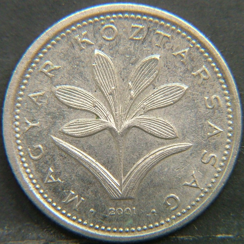 Back side of 🇭🇺 HUNGARY – Forint and Historical Heritage 2 Forint 2001 coin