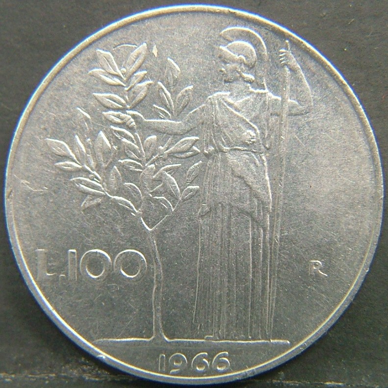 Additional view 2 of 🇮🇹 ITALY – Lira of Kings and Republic 100 Lire 1966 coin