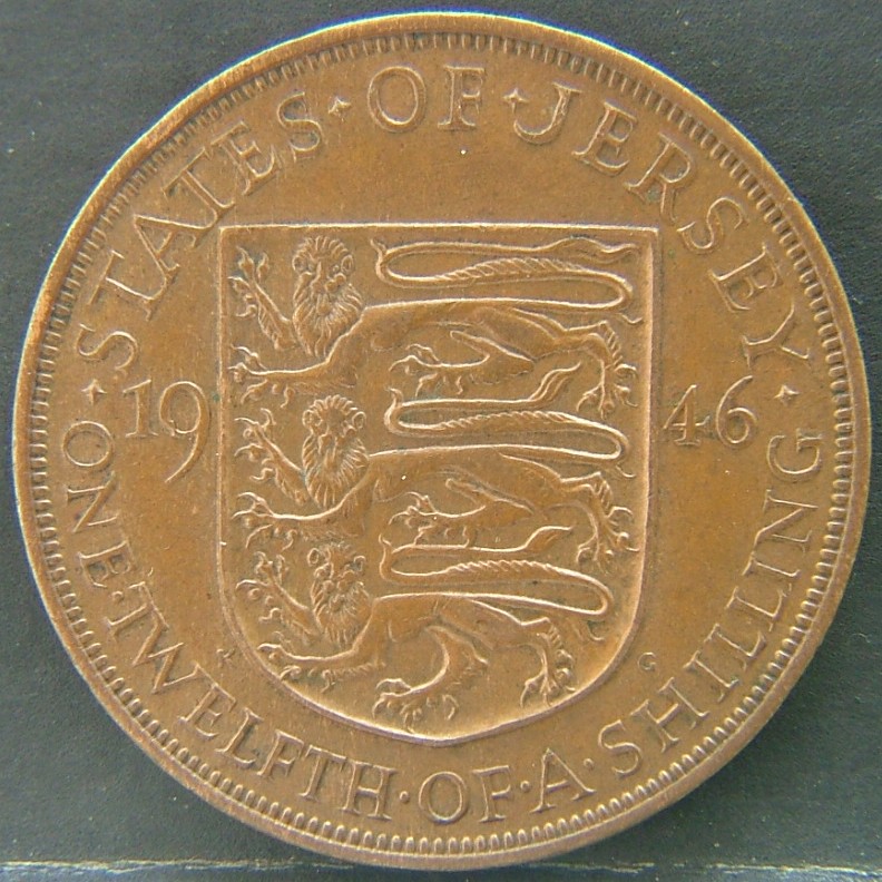 Additional view 1 of 🇯🇪 JERSEY – Crown Dependency Numismatics 1/12 Shilling 1946 coin