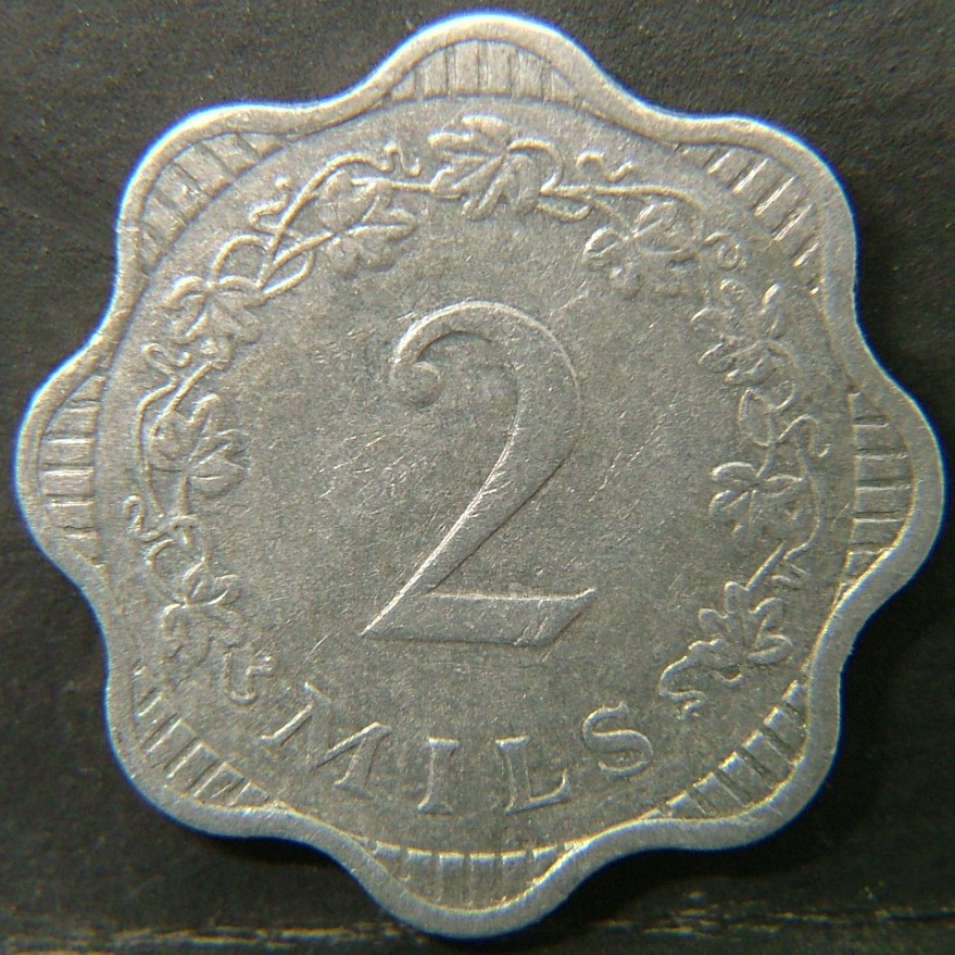 Additional view 2 of 🇲🇹 MALTA – Island Coins in the Mediterranean 2 Mils 1972 coin