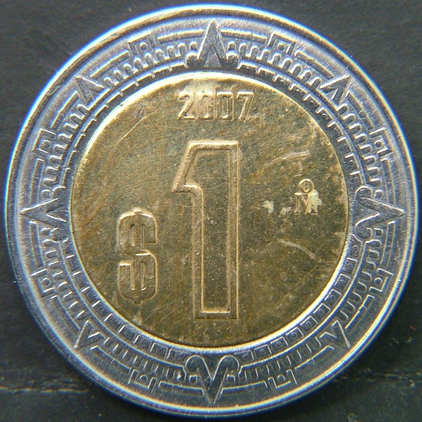 Additional view 2 of 🇲🇽 MEXICO – From Aztec Heritage to Modern Pesos 1 Peso 2007 coin