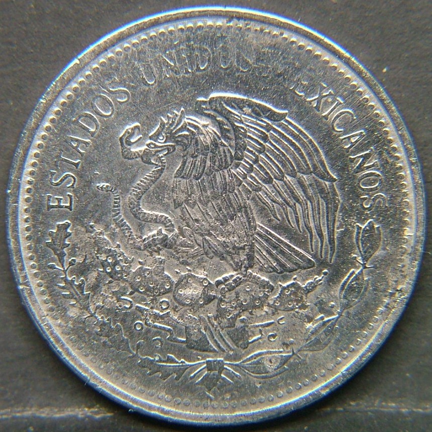 Back side of 🇲🇽 MEXICO – From Aztec Heritage to Modern Pesos 1 Peso 1986 coin