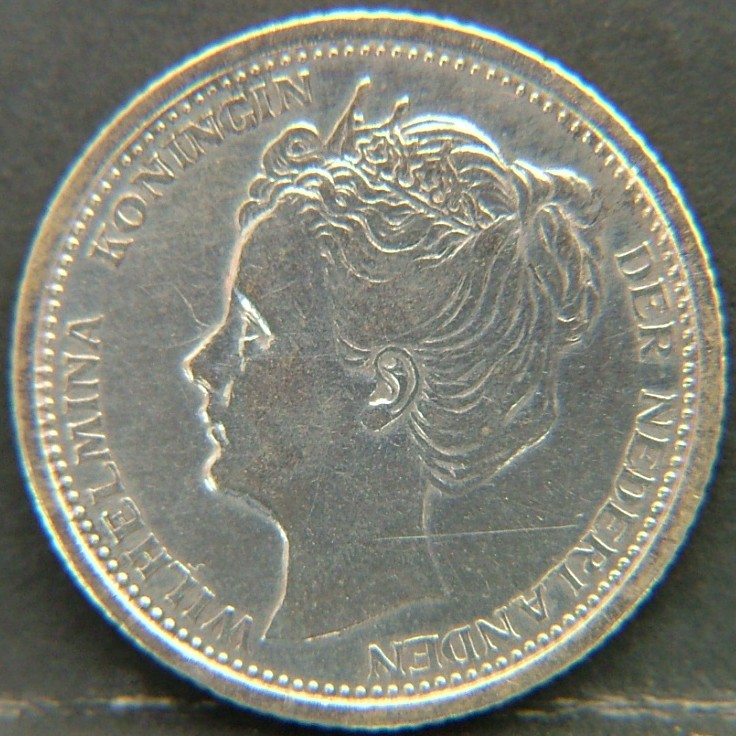 Back side of 🇳🇱 NETHERLANDS – Dutch Coin Tradition 10 Cents 1905 coin