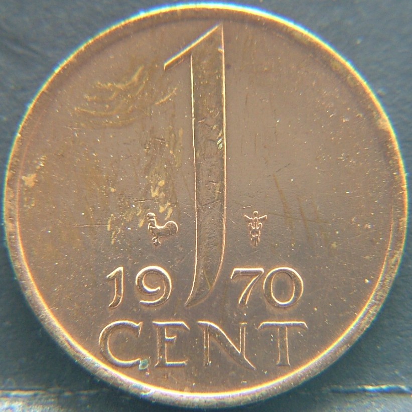 Additional view 1 of 🇳🇱 NETHERLANDS – Dutch Coin Tradition 1 Cent 1970 coin
