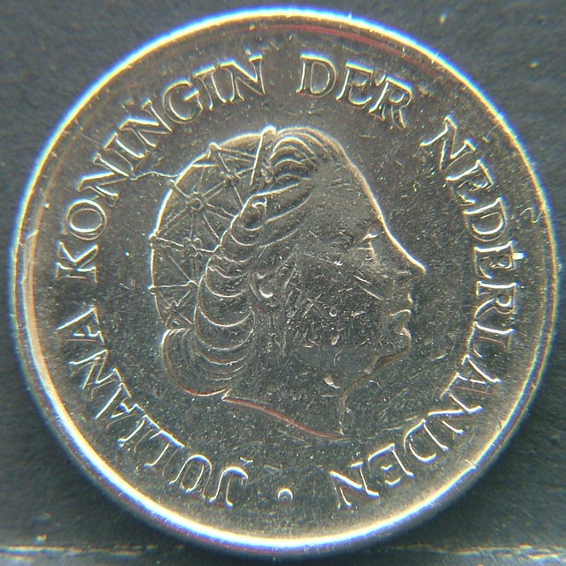 Front side of 🇳🇱 NETHERLANDS – Dutch Coin Tradition 25 Cent 1971 coin