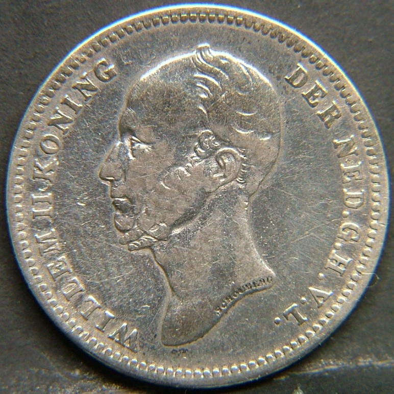 Back side of 🇳🇱 NETHERLANDS – Dutch Coin Tradition 25 Cents 1948 coin
