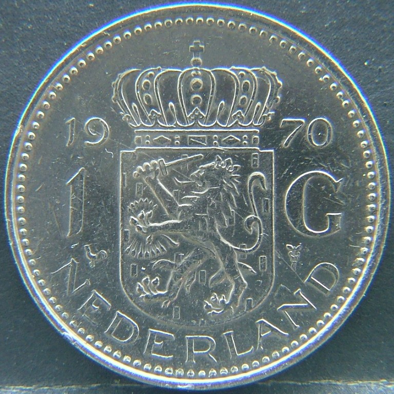 Additional view 1 of 🇳🇱 NETHERLANDS – Dutch Coin Tradition 1 Gulden 1970 coin