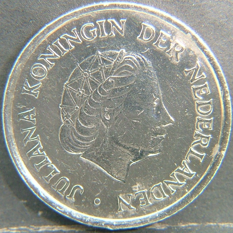 Back side of 🇳🇱 NETHERLANDS – Dutch Coin Tradition 25  Cent 1980 coin