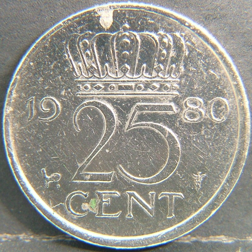 Additional view 2 of 🇳🇱 NETHERLANDS – Dutch Coin Tradition 25  Cent 1980 coin