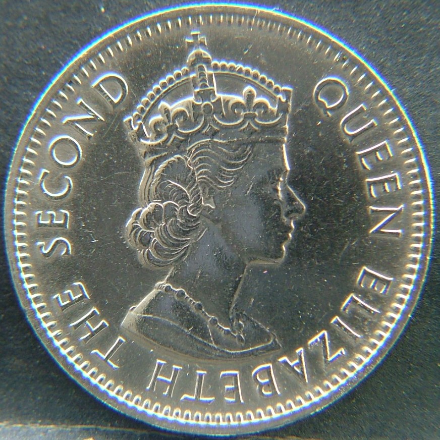 Front side of 🇳🇬 NIGERIA 1 Shilling 1959 coin