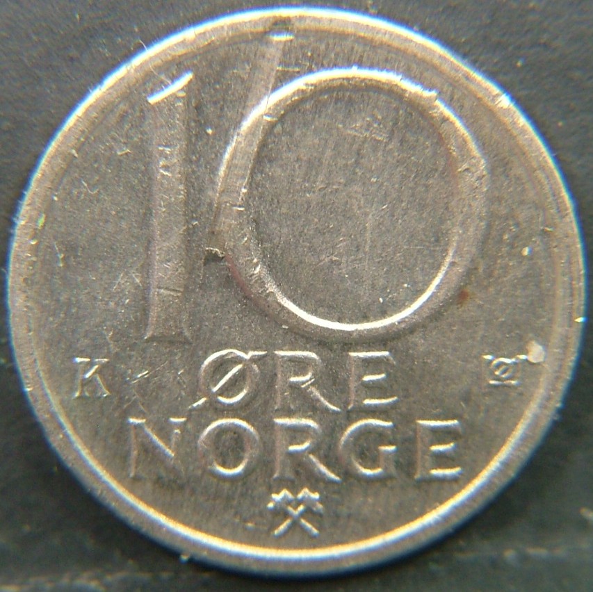 Additional view 2 of 🇳🇴 NORWAY – Scandinavian Coin Craft 10 Ore 1981 coin