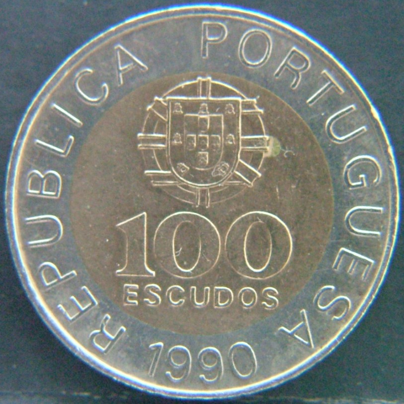 Additional view 1 of 🇵🇹 PORTUGAL – From Escudo to Euro 100 Escudo 1990 coin