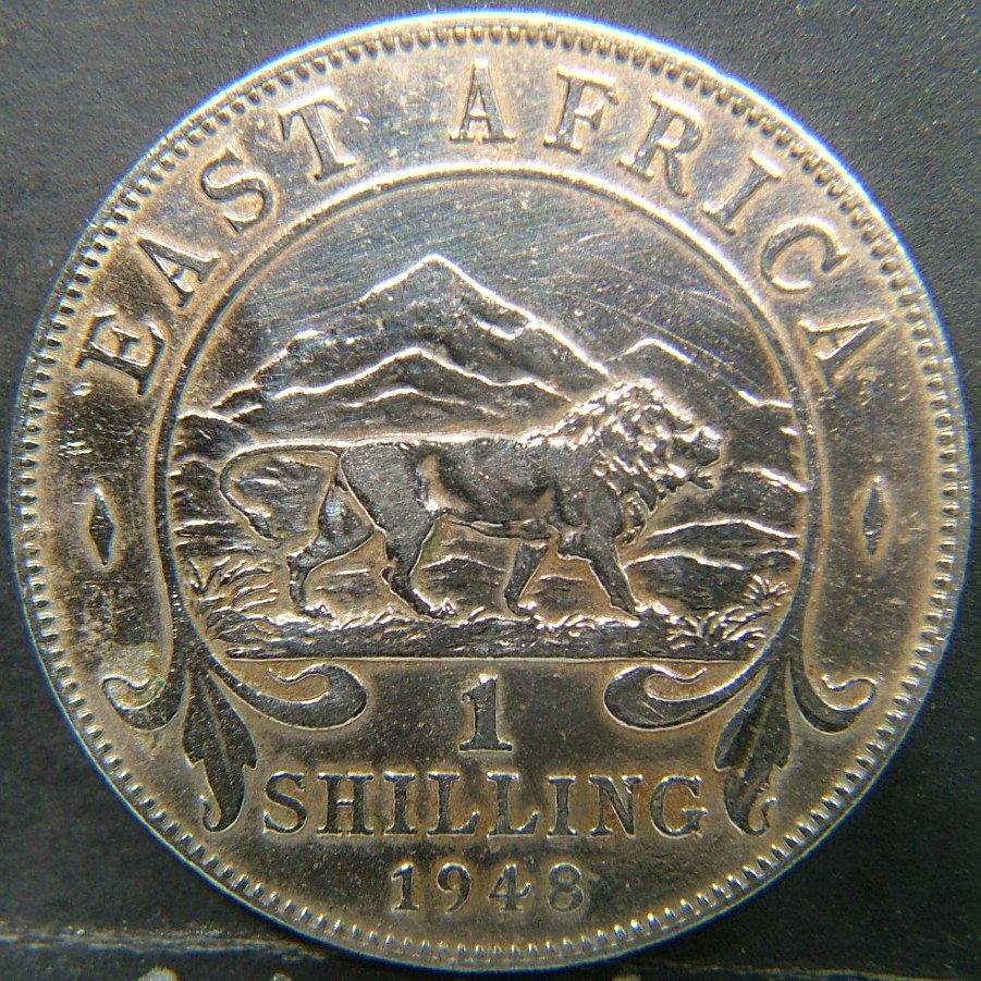 Additional view 2 of 🇬🇧 British East Africa – Colonial Coinage 1 Shilling  1948 object