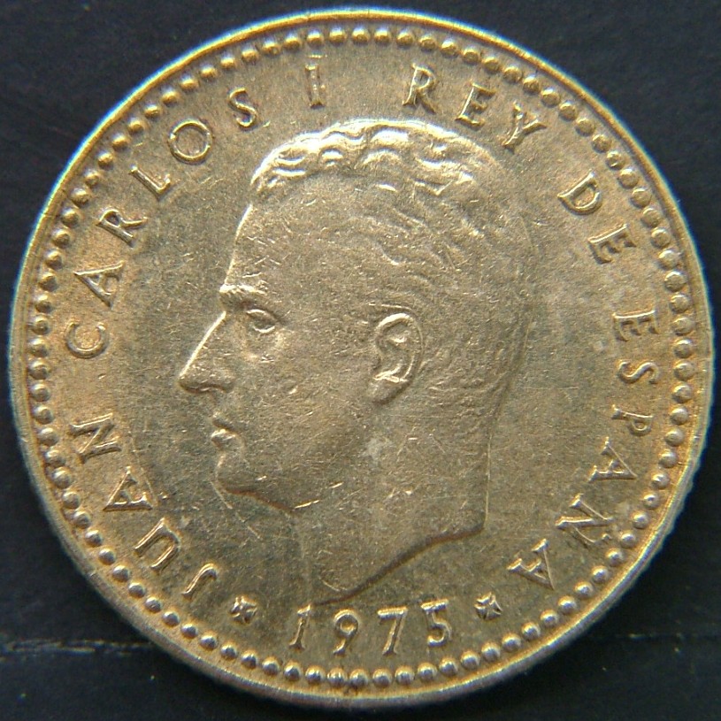 Back side of 🇪🇸 SPAIN – From Peseta to Euro Peseta "78" 1975 coin
