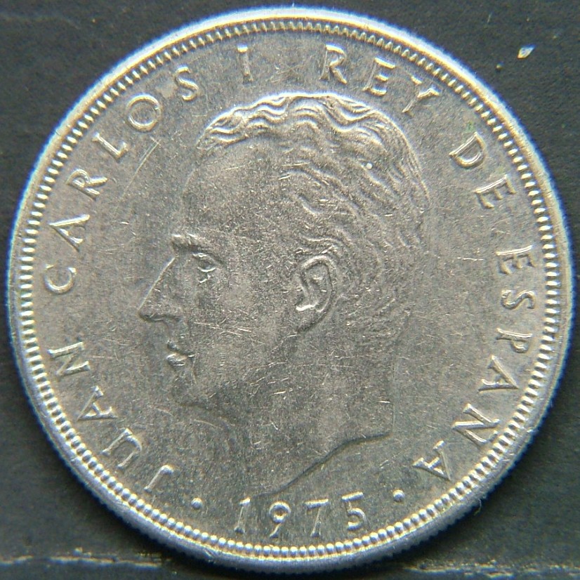 Back side of 🇪🇸 SPAIN – From Peseta to Euro 5 Pesetas "78" 1975 coin