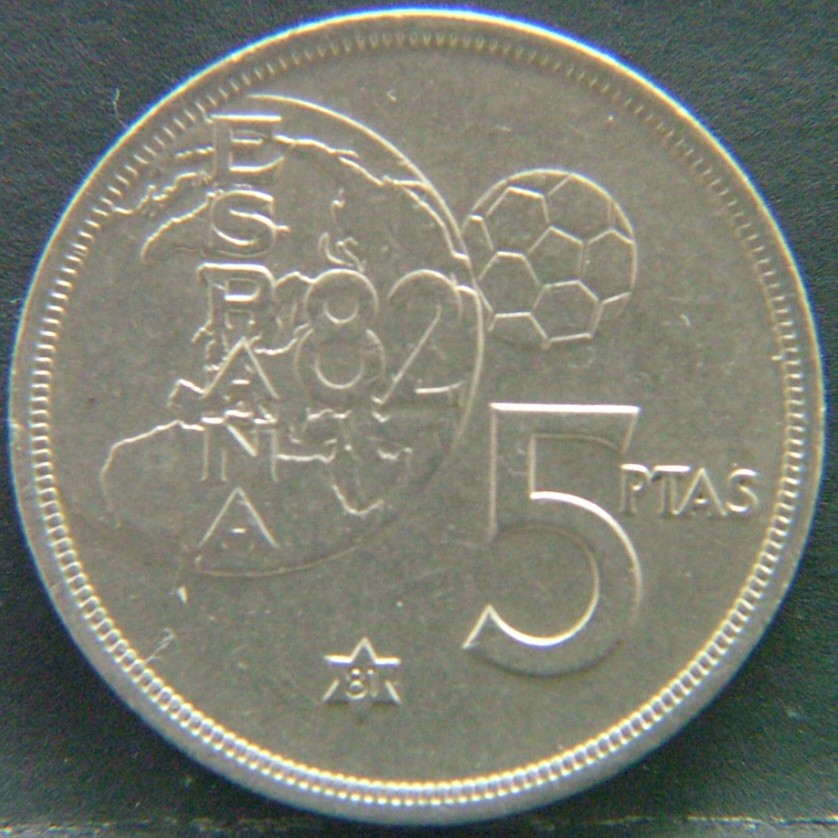 Additional view 2 of 🇪🇸 SPAIN – From Peseta to Euro 5 Pesetas "81" 1980 coin