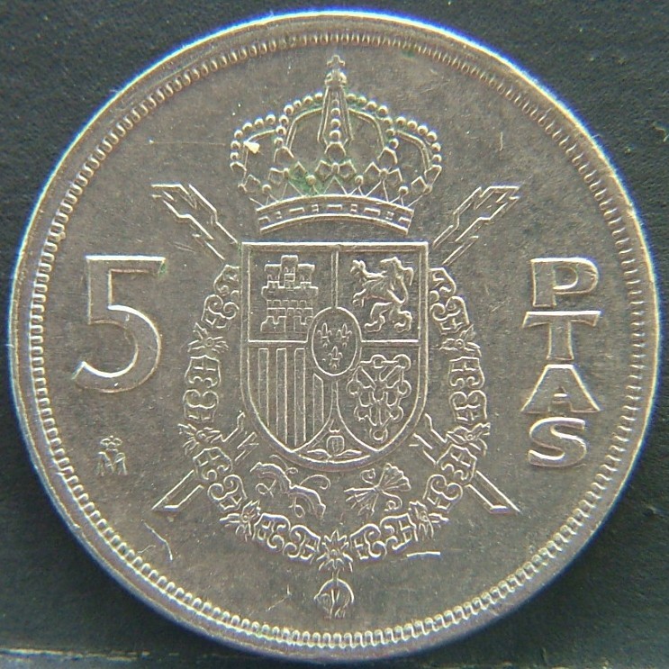 Additional view 1 of 🇪🇸 SPAIN – From Peseta to Euro 5 Pesetas 1982 coin