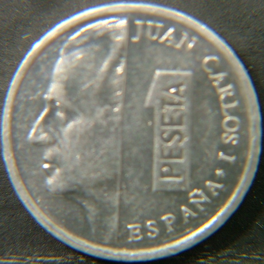 Back side of 🇪🇸 SPAIN – From Peseta to Euro 1 Peseta 1992 coin