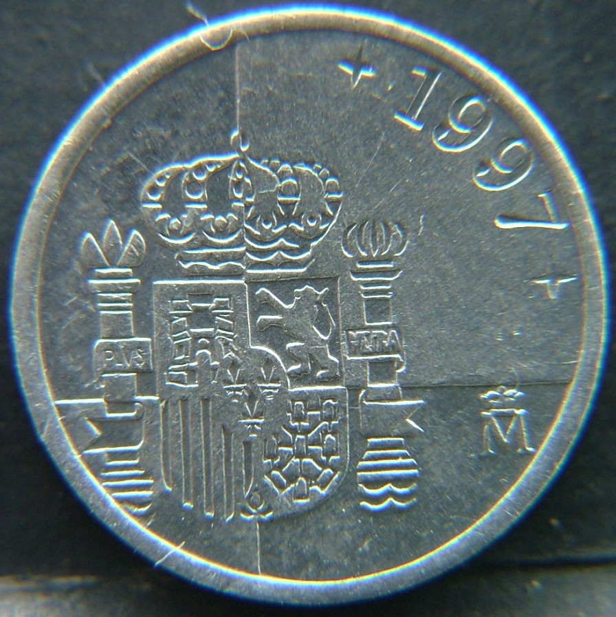 Additional view 1 of 🇪🇸 SPAIN – From Peseta to Euro 1 Peseta 1997 coin