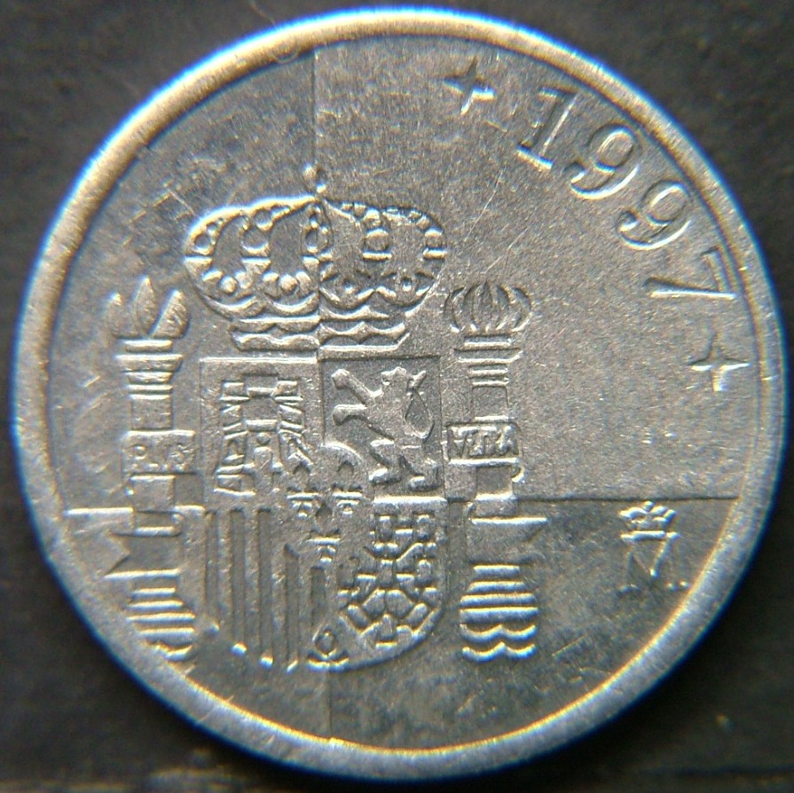 Additional view 2 of 🇪🇸 SPAIN – From Peseta to Euro 1 Peseta 1997 coin