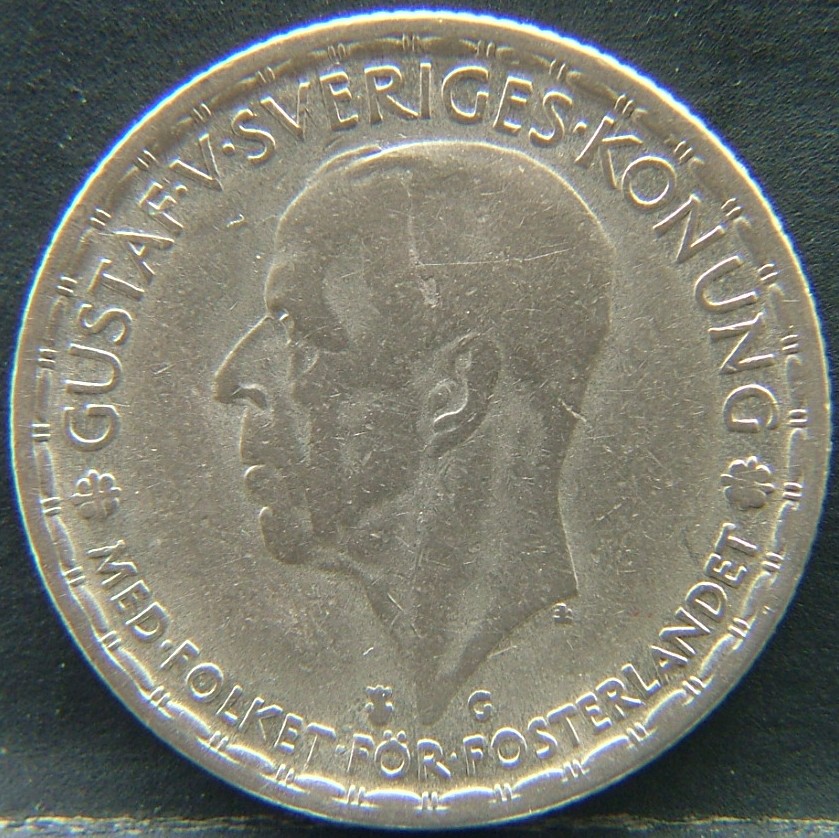 Front side of 🇸🇪 SWEDEN – Nordic Numismatic Legacy 1 Krona 1942 coin