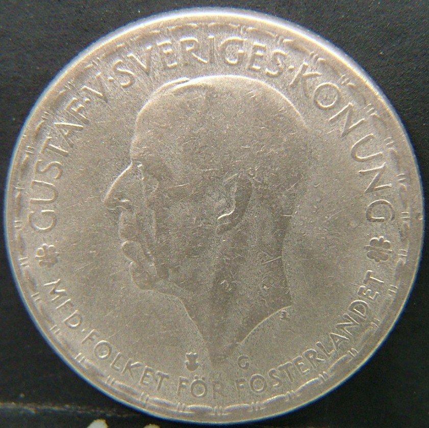 Back side of 🇸🇪 SWEDEN – Nordic Numismatic Legacy 1 Krona 1944 coin