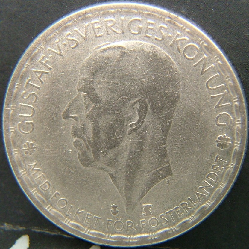 Back side of 🇸🇪 SWEDEN – Nordic Numismatic Legacy 1 Krona 1950 coin