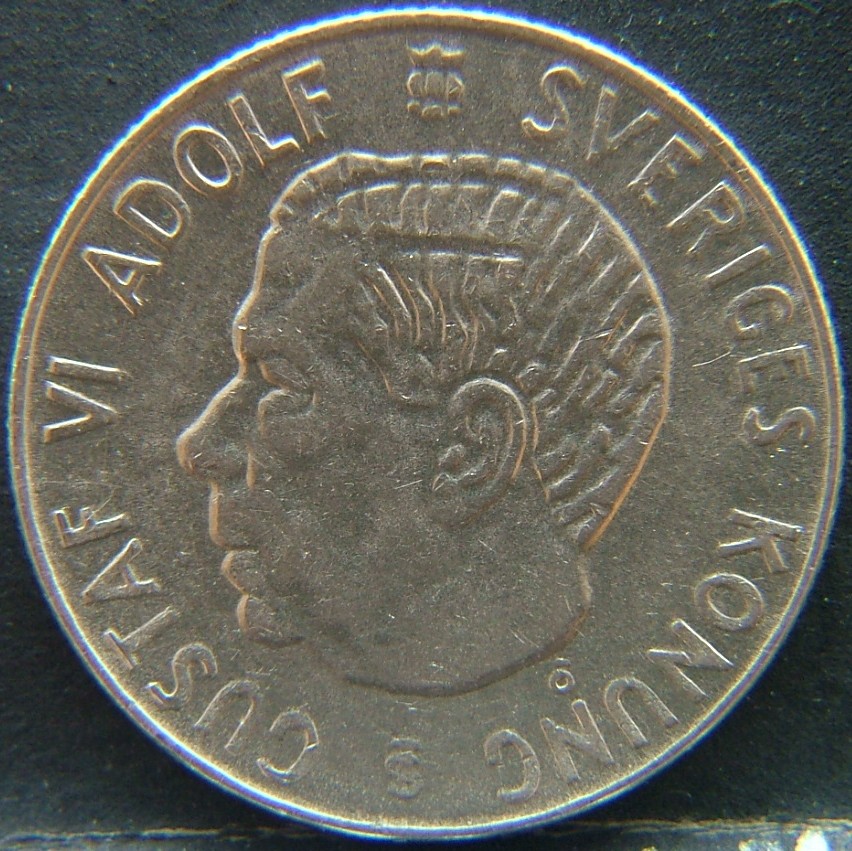 Front side of 🇸🇪 SWEDEN – Nordic Numismatic Legacy 1 Krona 1960 coin